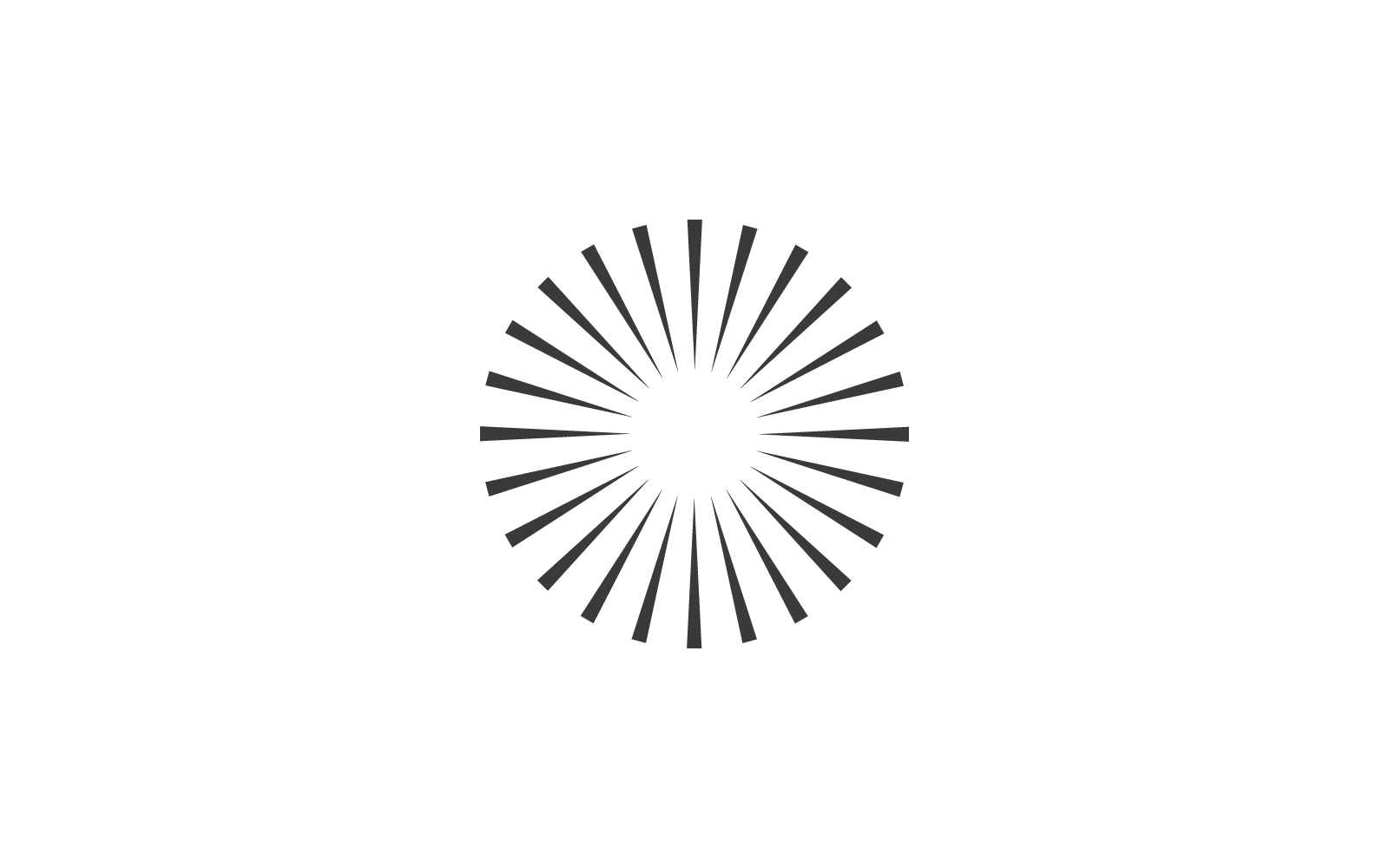 Zonnestraal pictogram vector platte ontwerpsjabloon