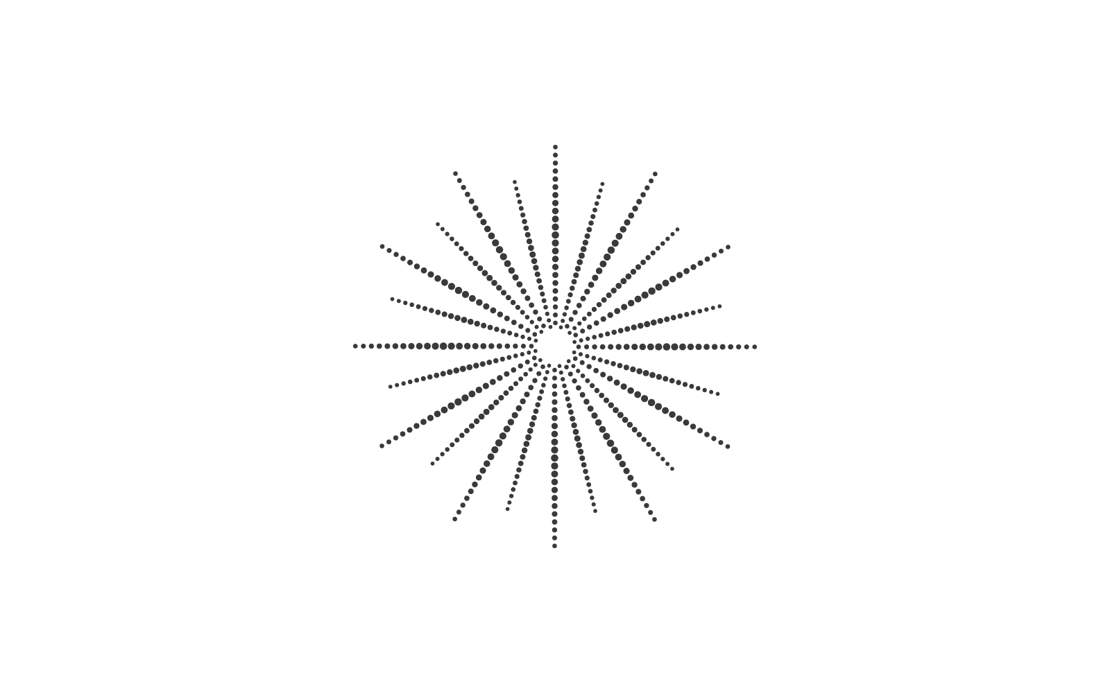 Modelo de design plano de vetor de ícone de ilustração Sunburst