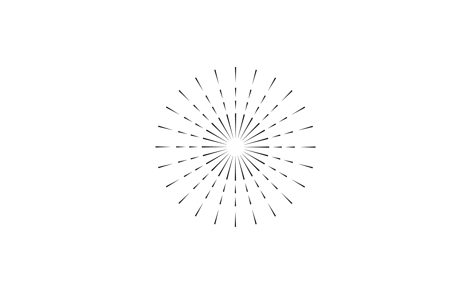 Sunburst-Icon-Design-Vektorvorlage