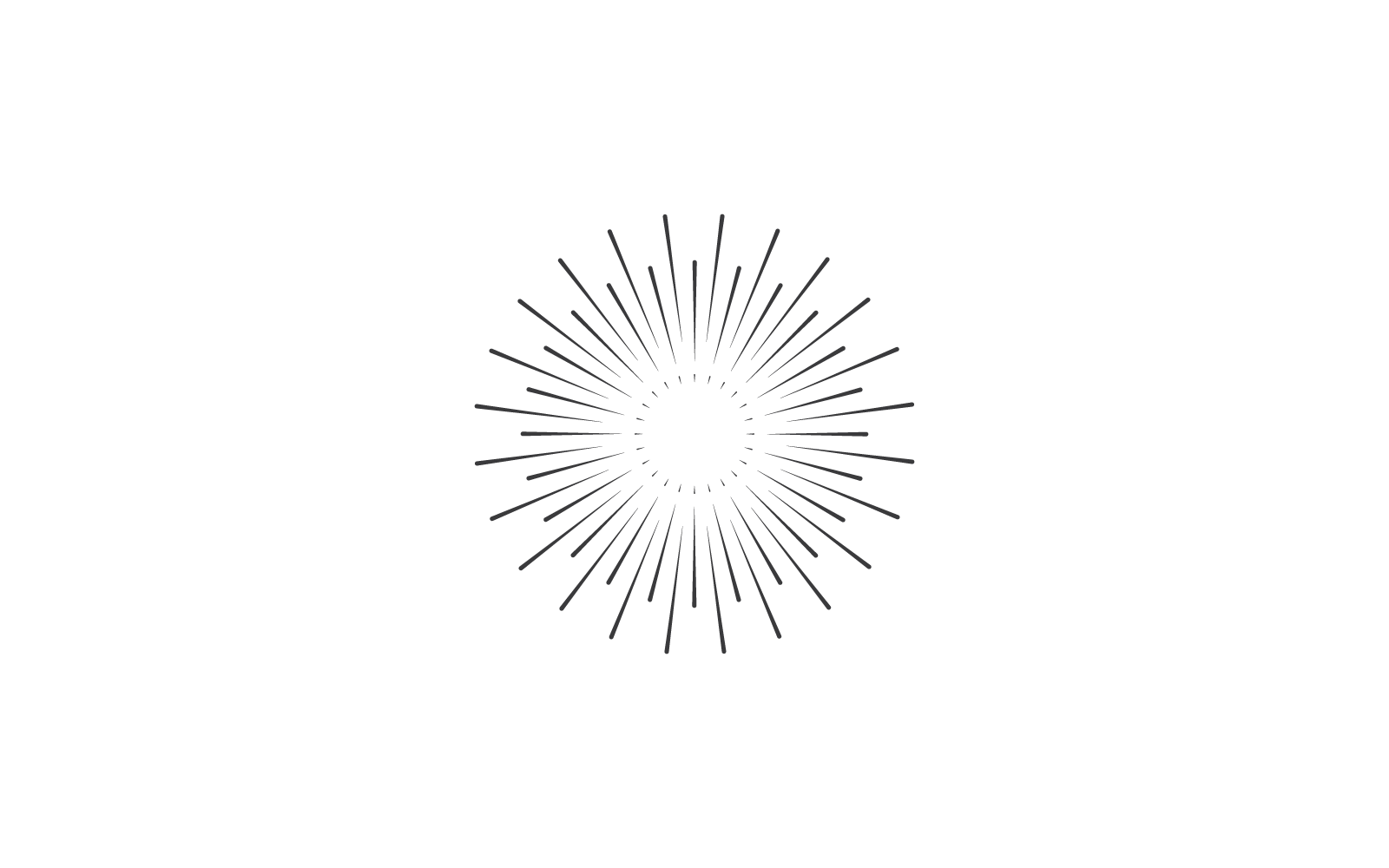 Sunburst ikona ilustrace vektorové plochý design