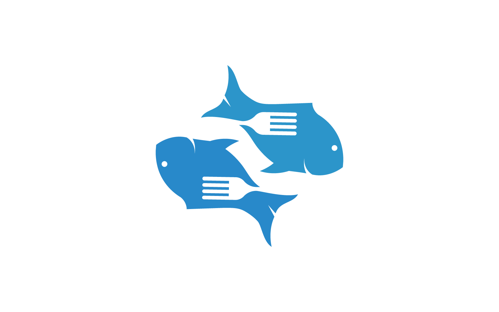 Vis illustratie vector logo pictogrammalplaatje