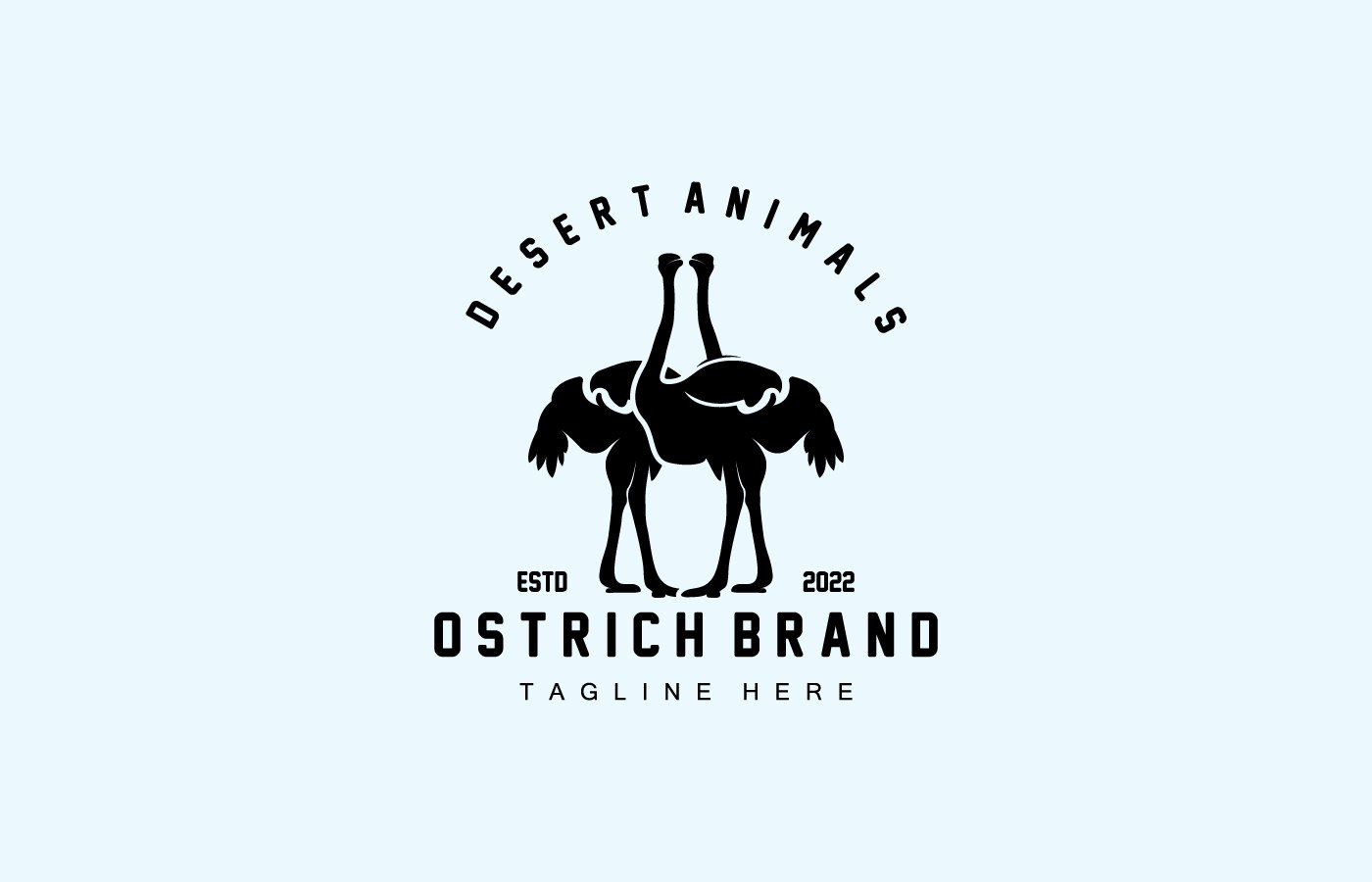 Kit Graphique #404625 Ostrich Heron Divers Modles Web - Logo template Preview