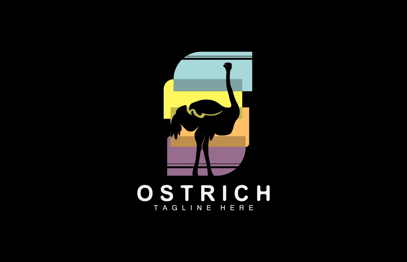 Kit Graphique #404629 Ostrich Heron Divers Modles Web - Logo template Preview