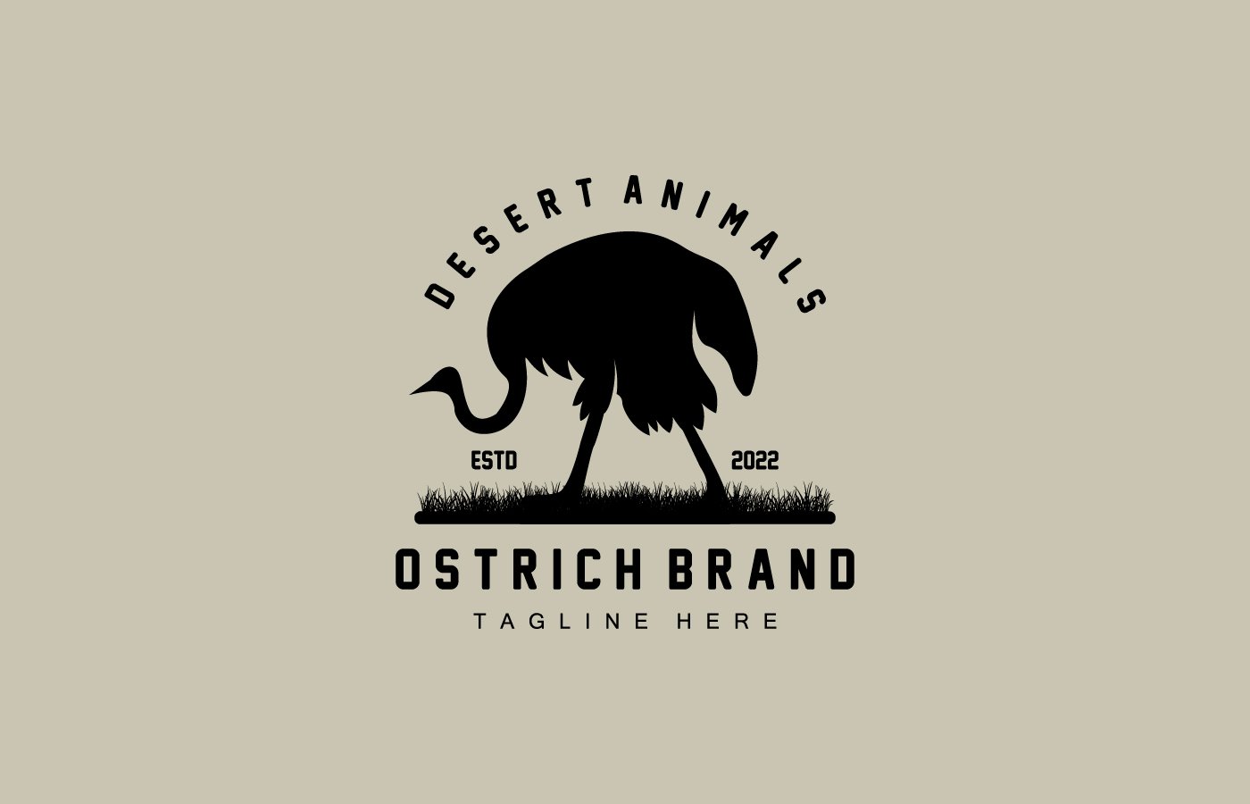 Kit Graphique #404639 Ostrich Heron Divers Modles Web - Logo template Preview