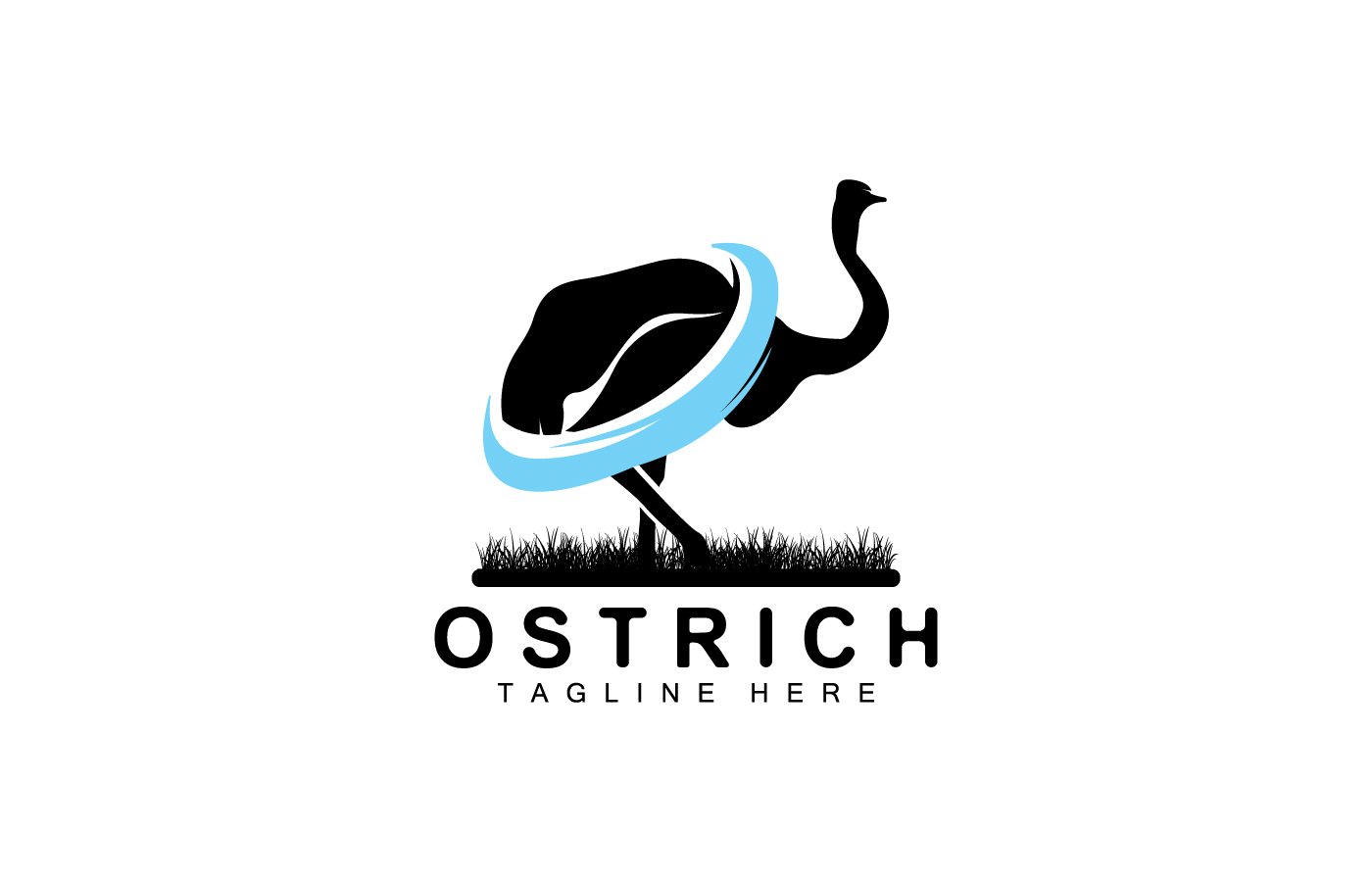 Kit Graphique #404643 Ostrich Heron Divers Modles Web - Logo template Preview