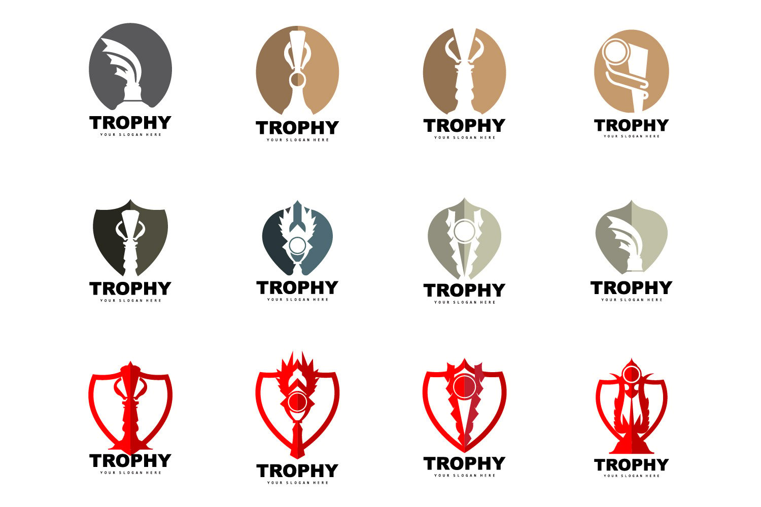 Kit Graphique #404675 Trophy Win Divers Modles Web - Logo template Preview