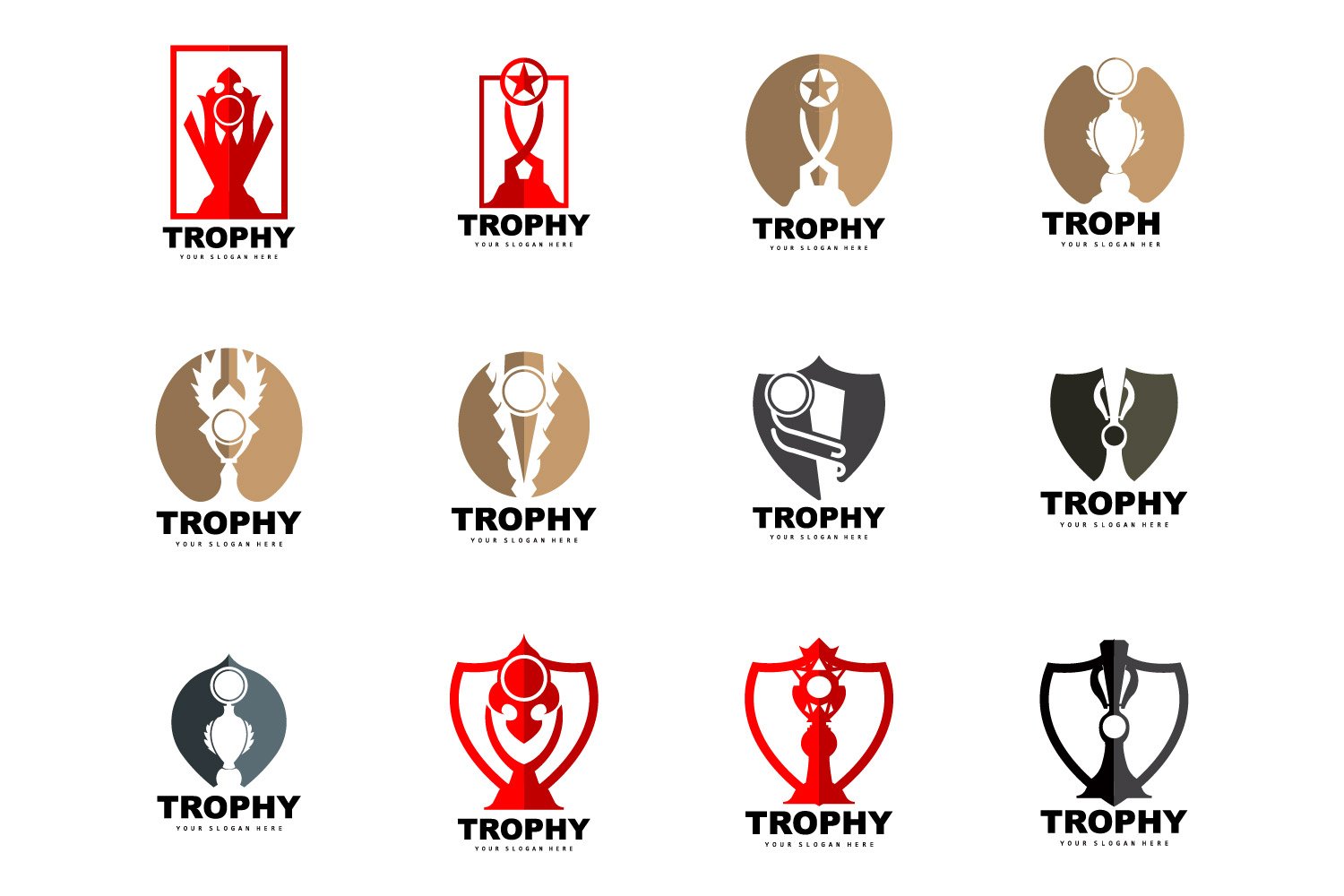 Kit Graphique #404676 Trophy Win Divers Modles Web - Logo template Preview
