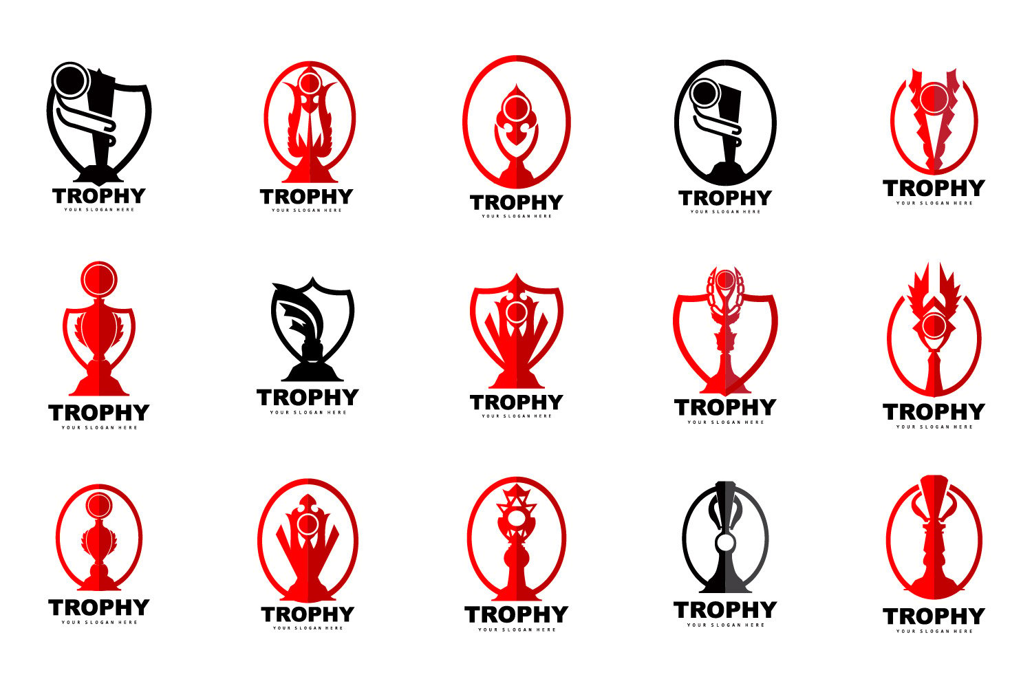 Kit Graphique #404677 Trophy Win Divers Modles Web - Logo template Preview