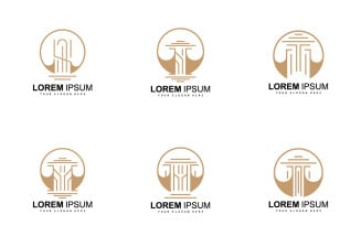 Pillar Logo Law Design Building ConstructionV3