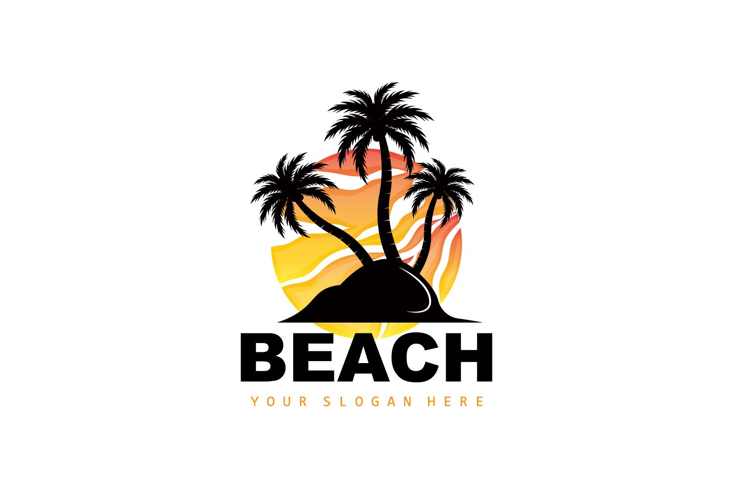 Kit Graphique #404713 Vacances Silhouette Web Design - Logo template Preview