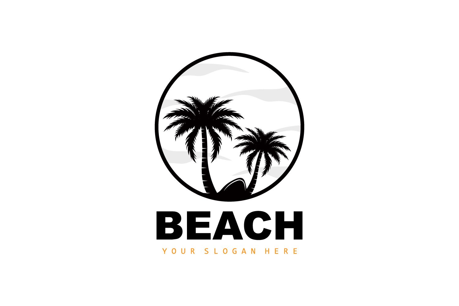 Kit Graphique #404715 Vacances Silhouette Web Design - Logo template Preview