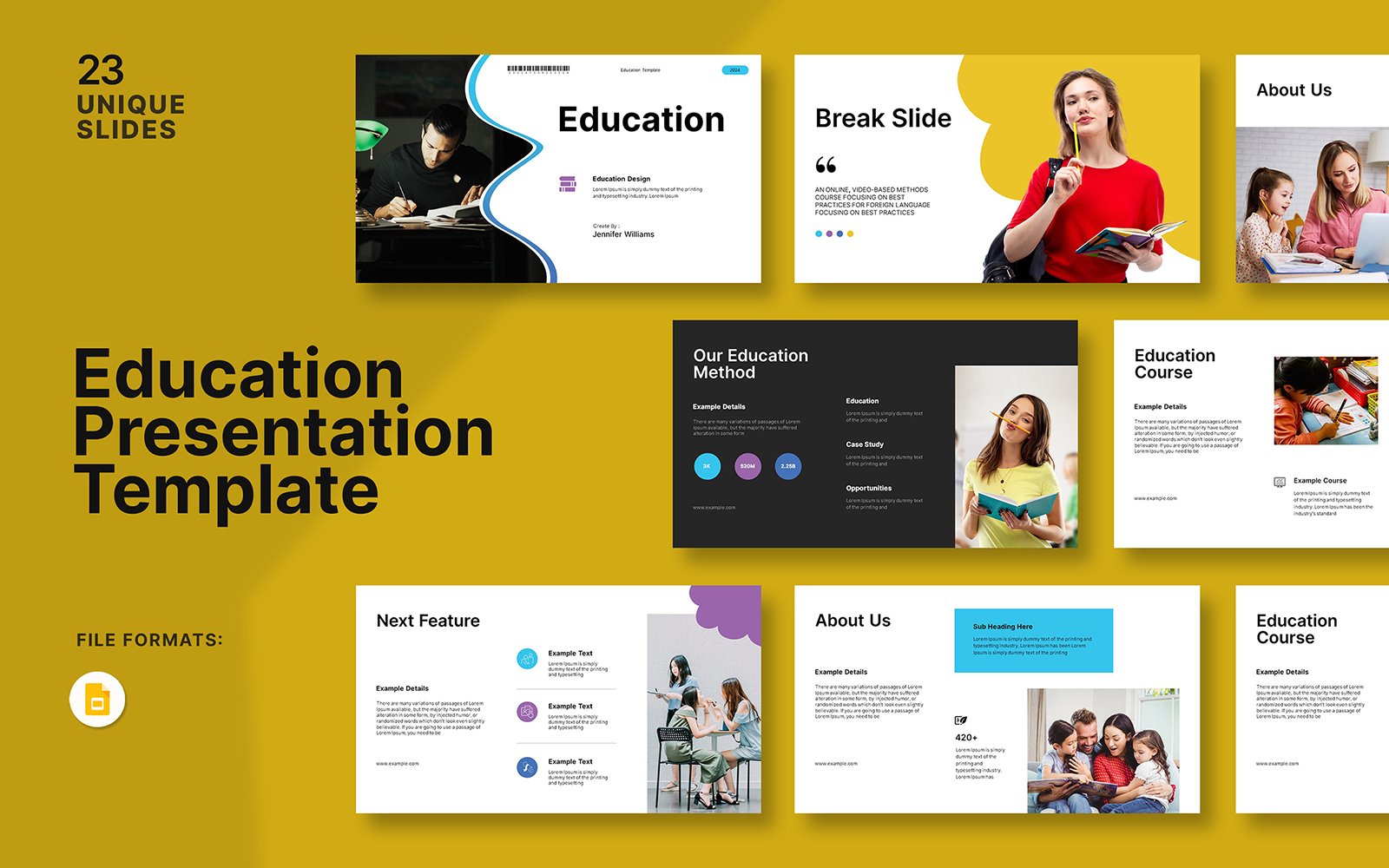 Kit Graphique #404779 Education Presentation Divers Modles Web - Logo template Preview