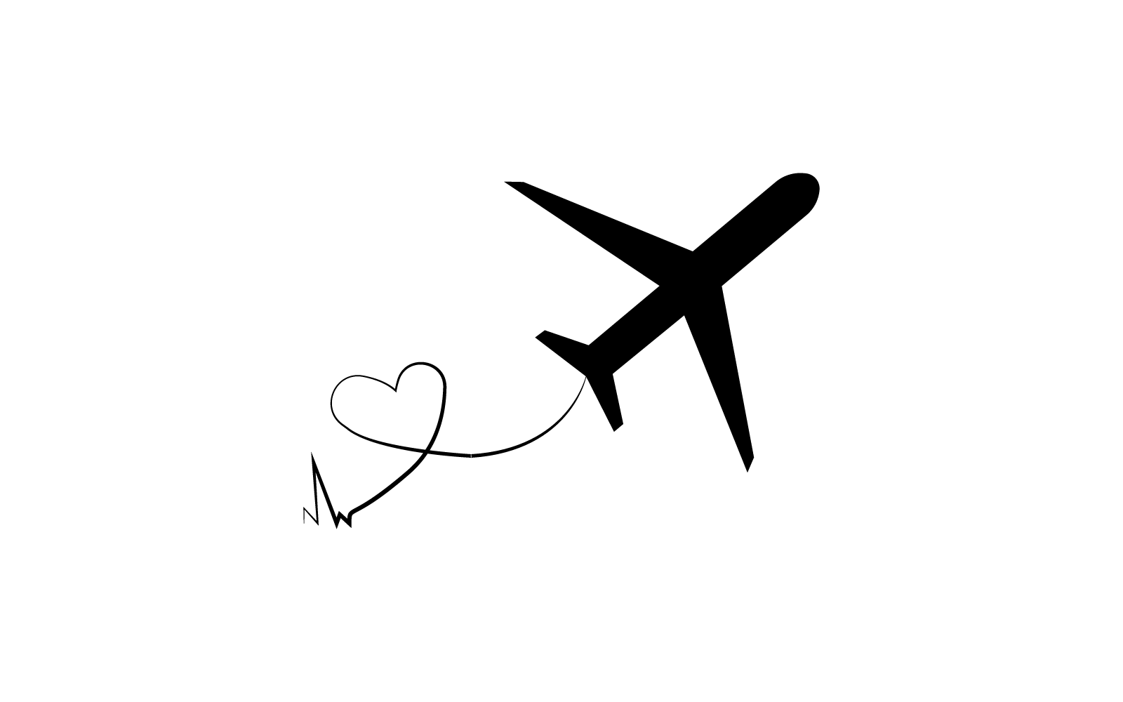 airplane logo vector ilustration template Logo Template