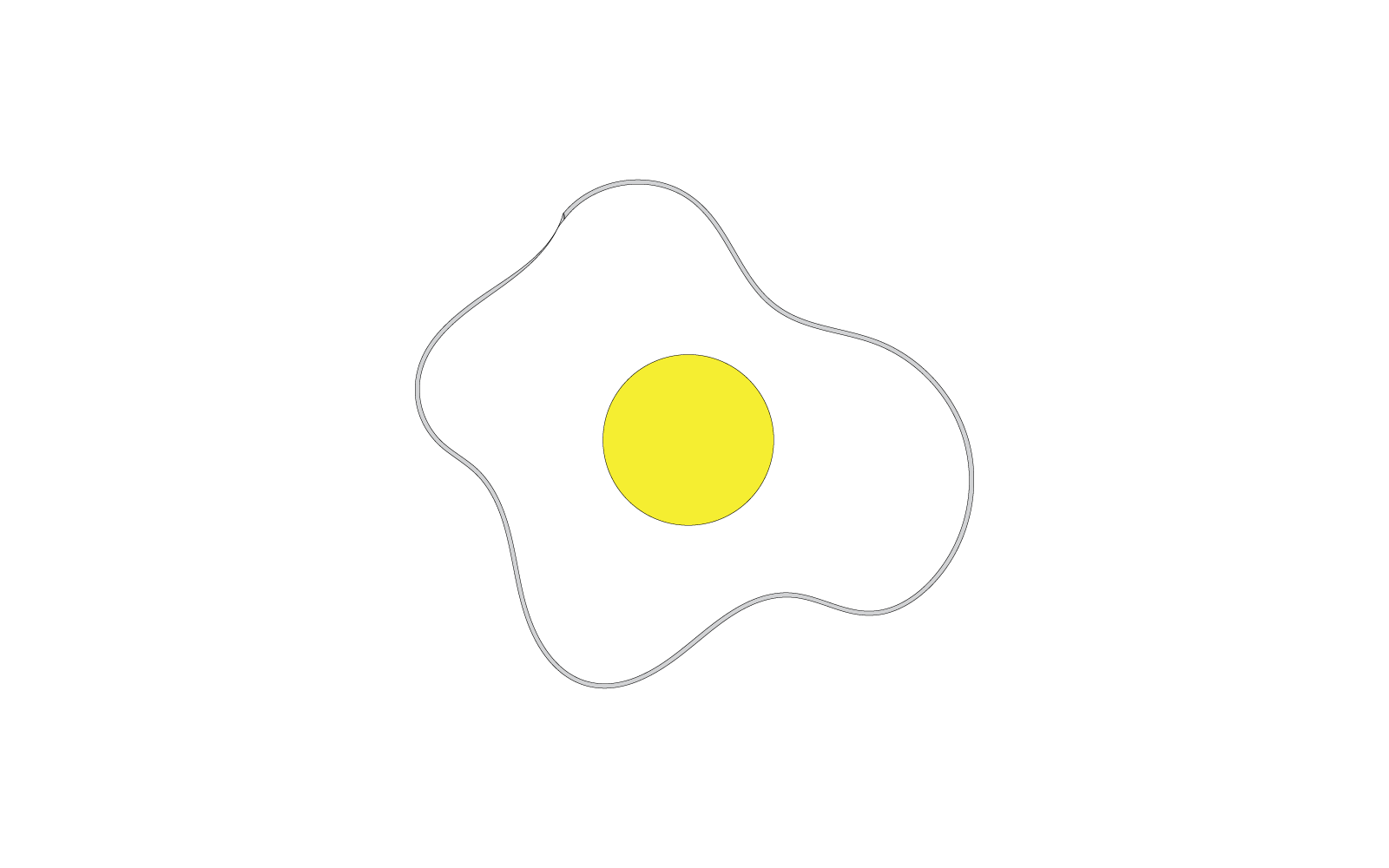 Egg illustration vector flat design Logo Template