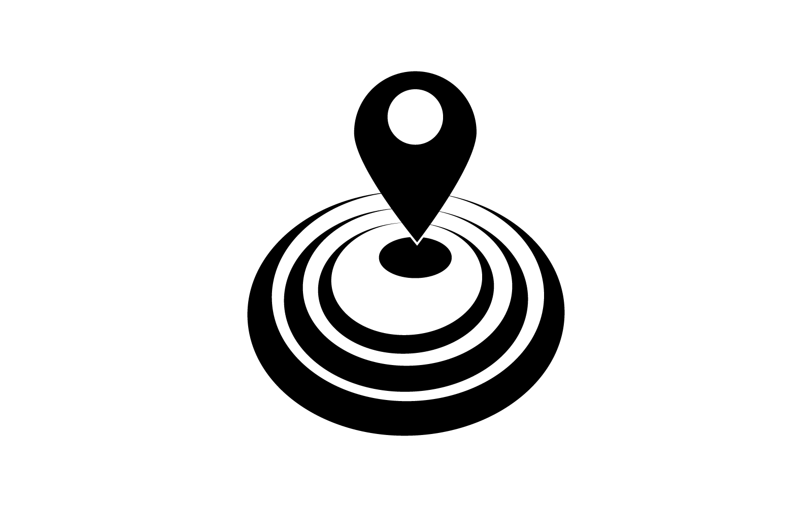 Location design logo vector template