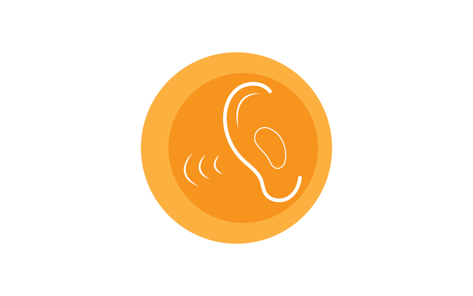 oor logo vector ilustration sjabloon