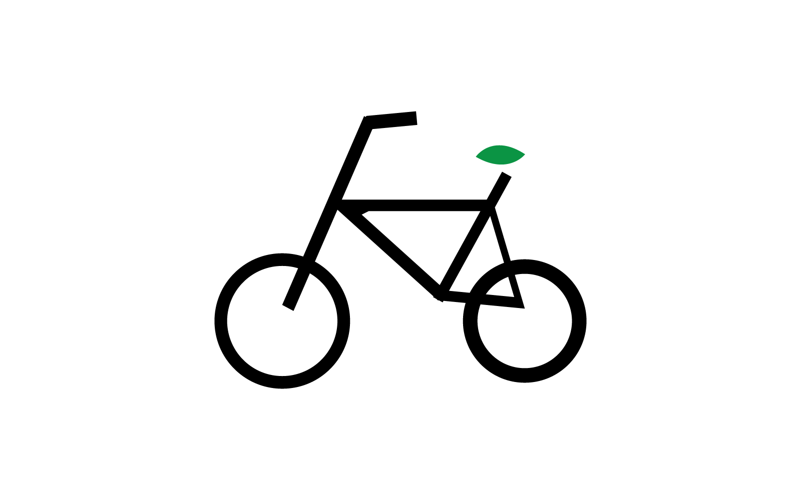 Plantilla de ilustración vectorial del logotipo de bicicleta