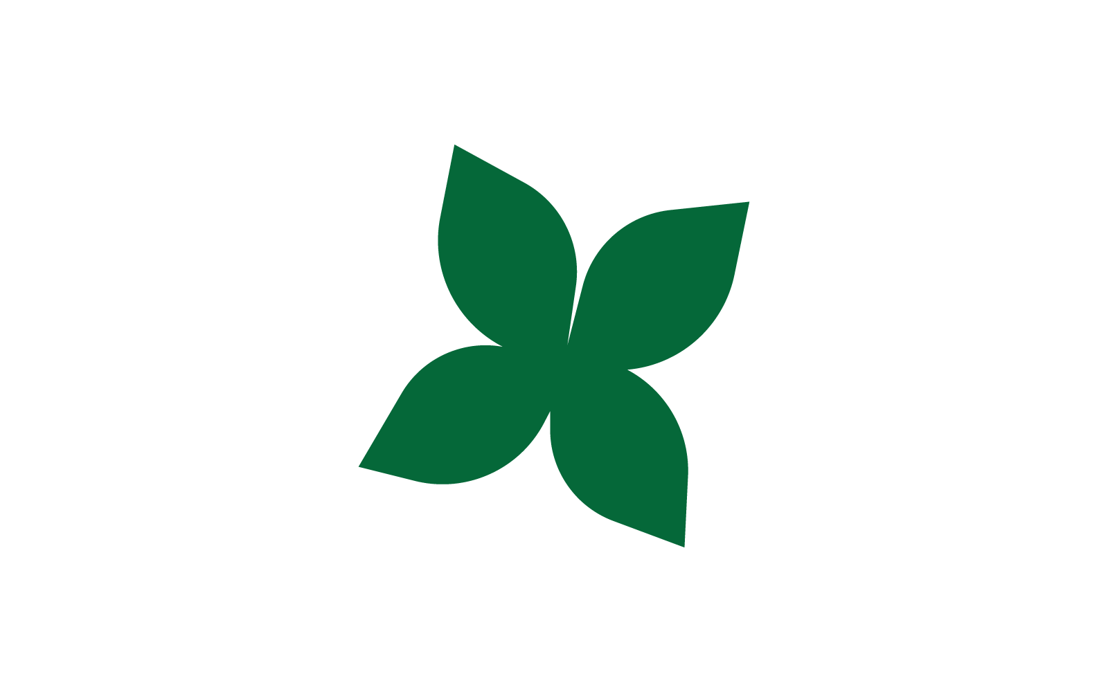 Szablon ilustracji wektorowych logo zielonego liścia