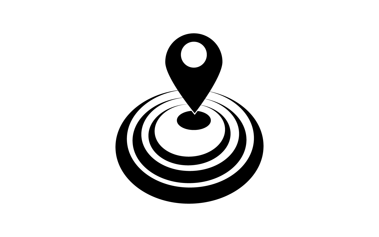 Szablon wektora logo projektu lokalizacji