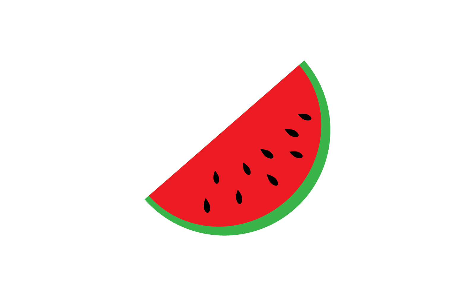Watermelon stock Ilustration vector template Logo Template