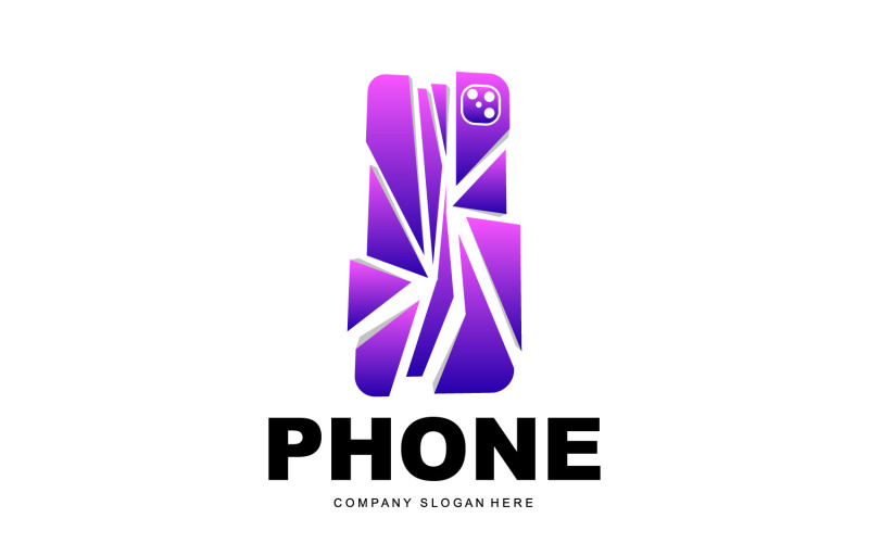 Smartphone Logo Vector Modern Phone DesignV42 Logo Template