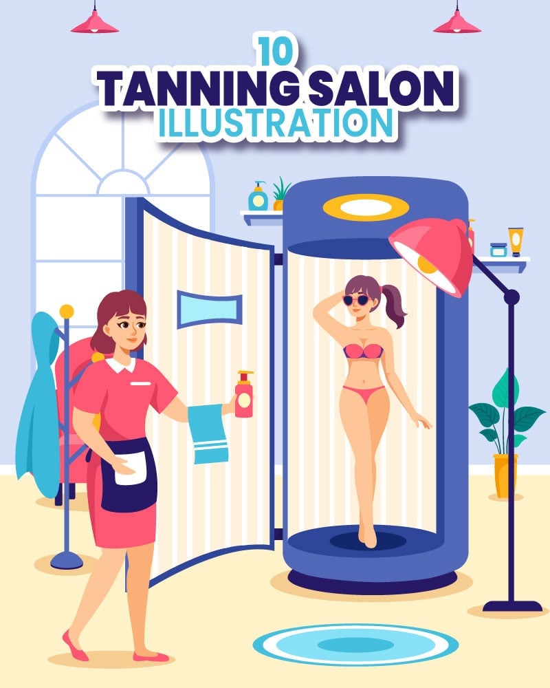 Kit Graphique #404988 Tanning Salon Divers Modles Web - Logo template Preview