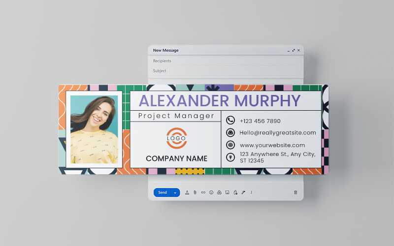 Email Signature Design Template 25 Corporate Identity