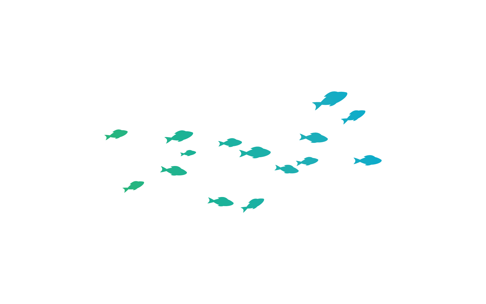 Fish background vector icon design template