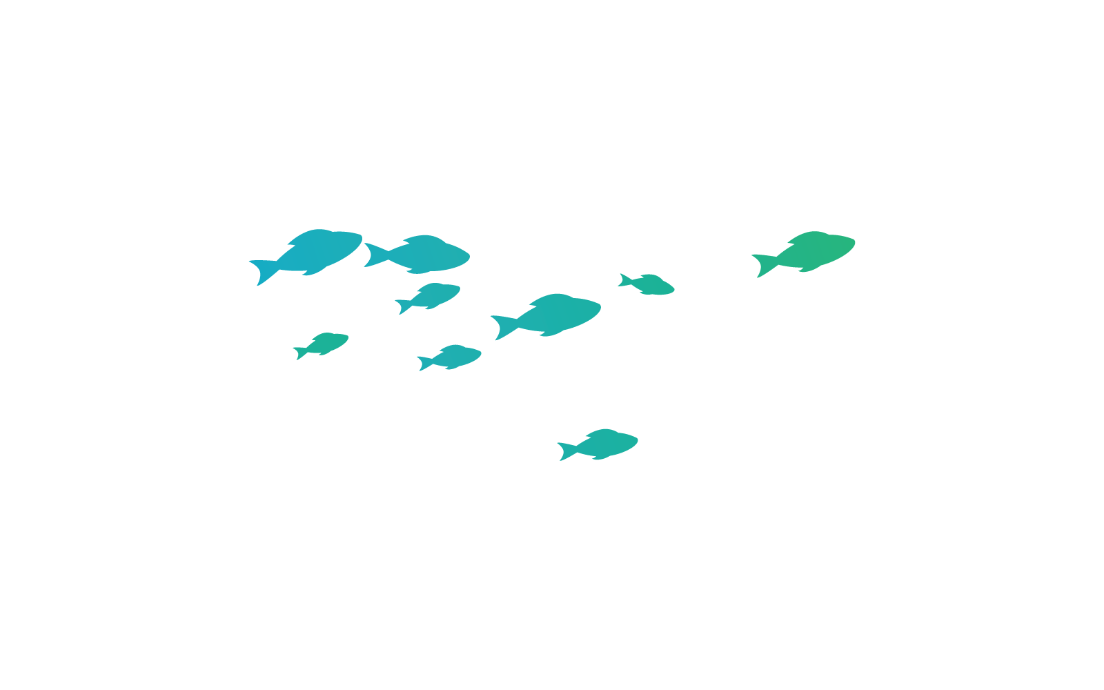 Fish background vector icon template