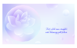 Inspirational Backgrounds 14400x8100px With Lotus And Quote About Inner Struggles