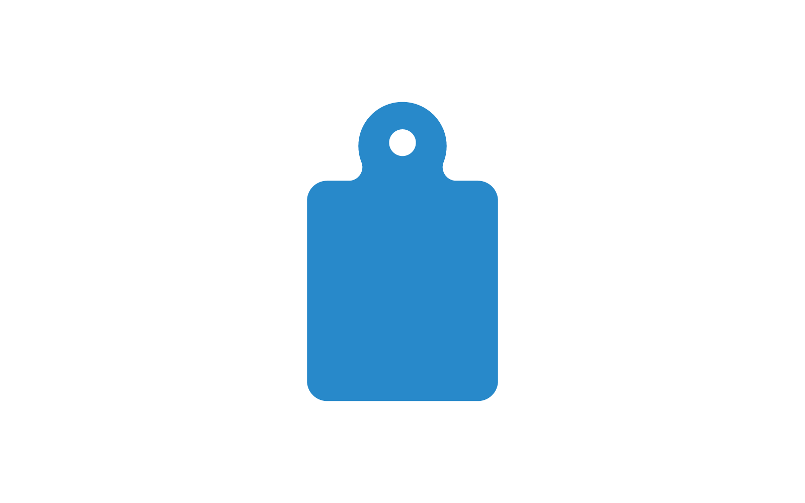 Snijplank pictogram platte ontwerp vector