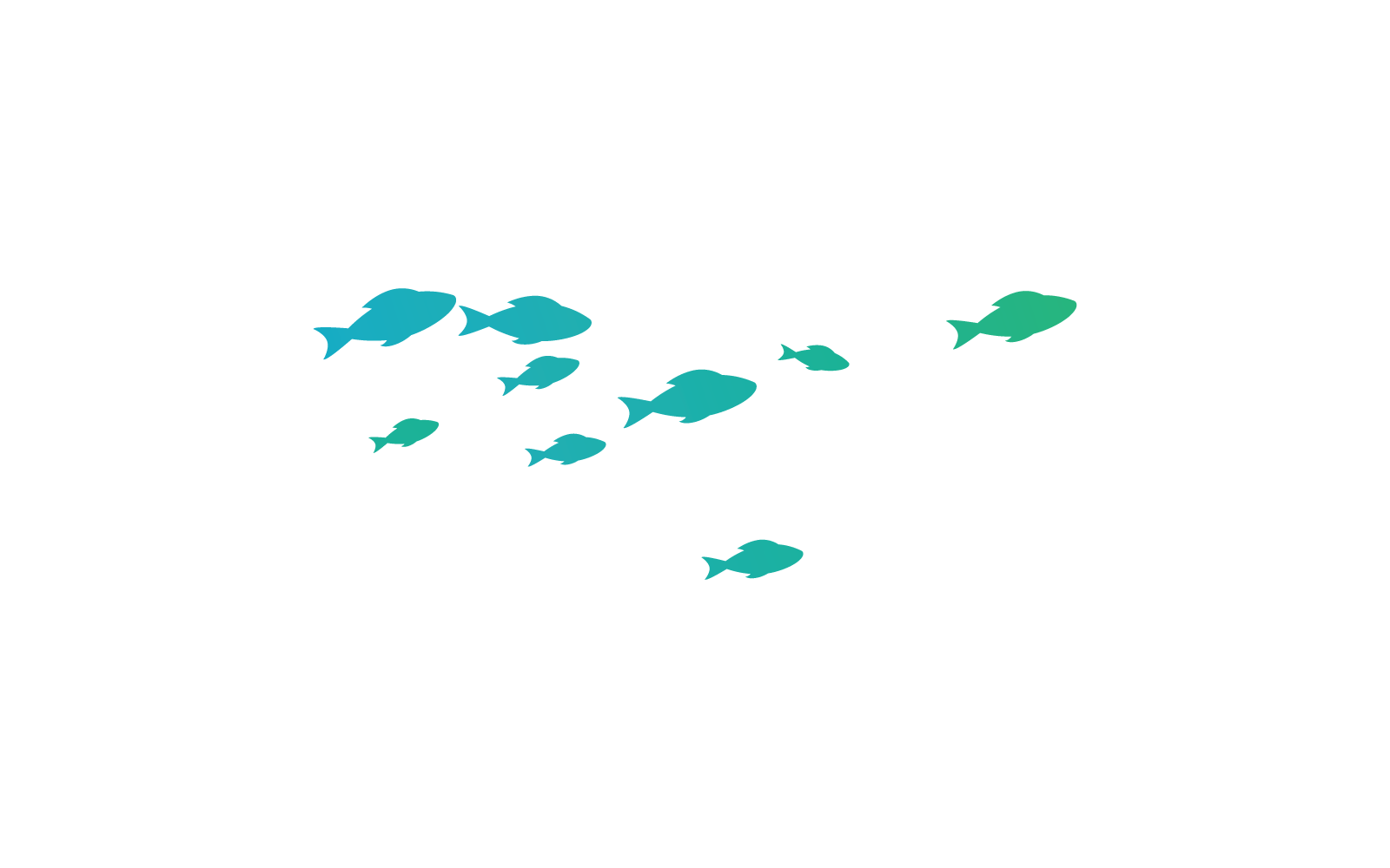 Vis achtergrond vector pictogrammalplaatje