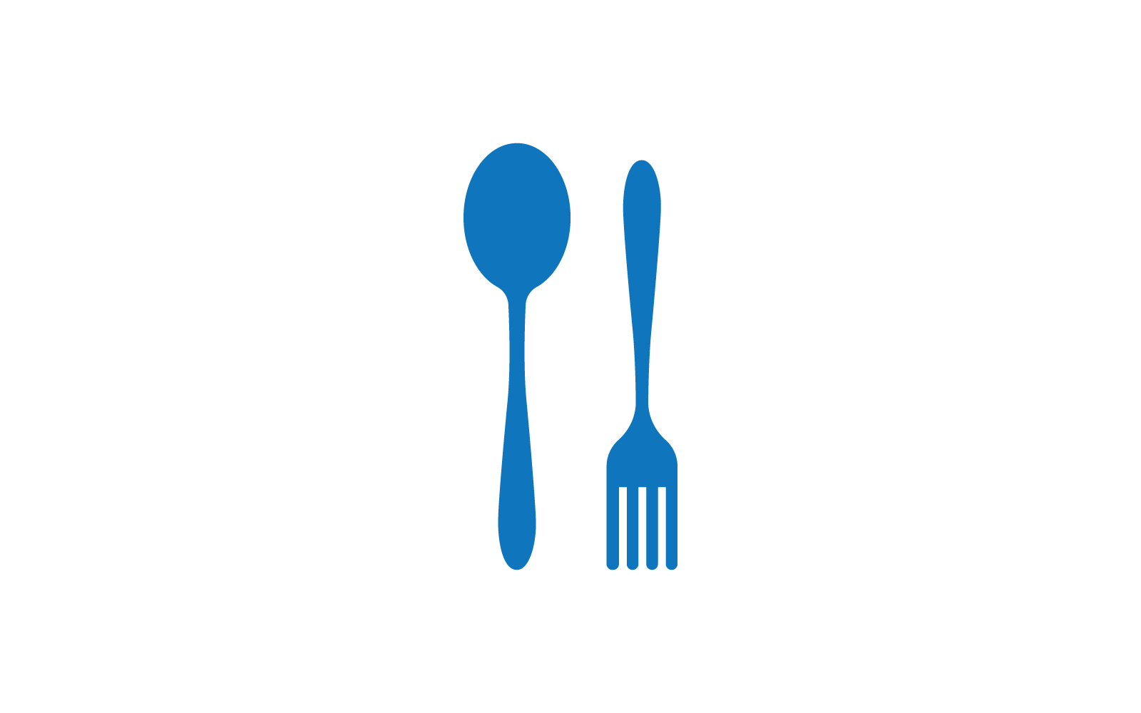 vork en lepel vector pictogrammalplaatje