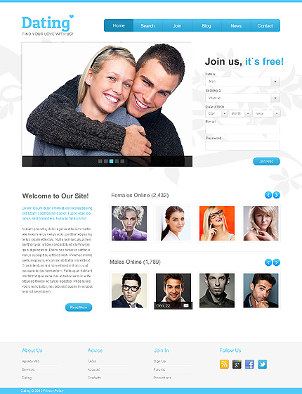 dating website template website templates dating site template free