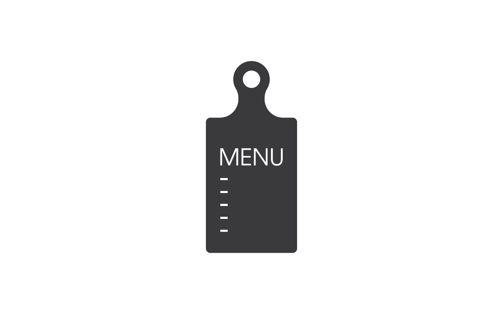 Cutting board illustration icon flat design vector