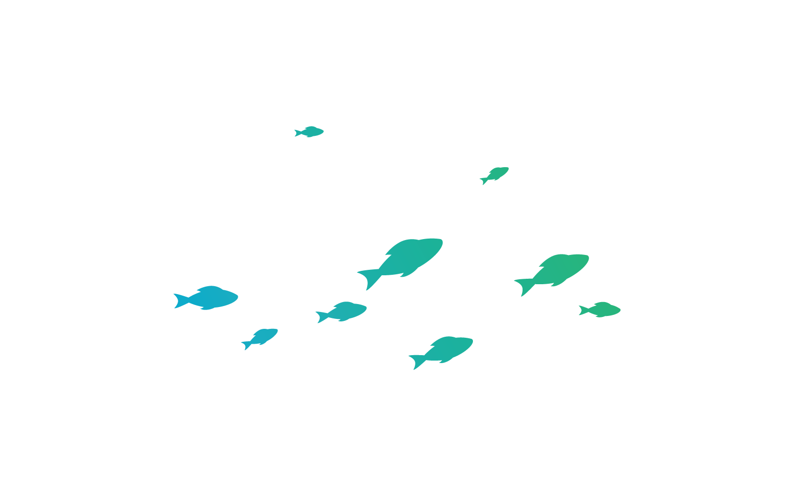 Fisk bakgrund illustration vektor ikon mall