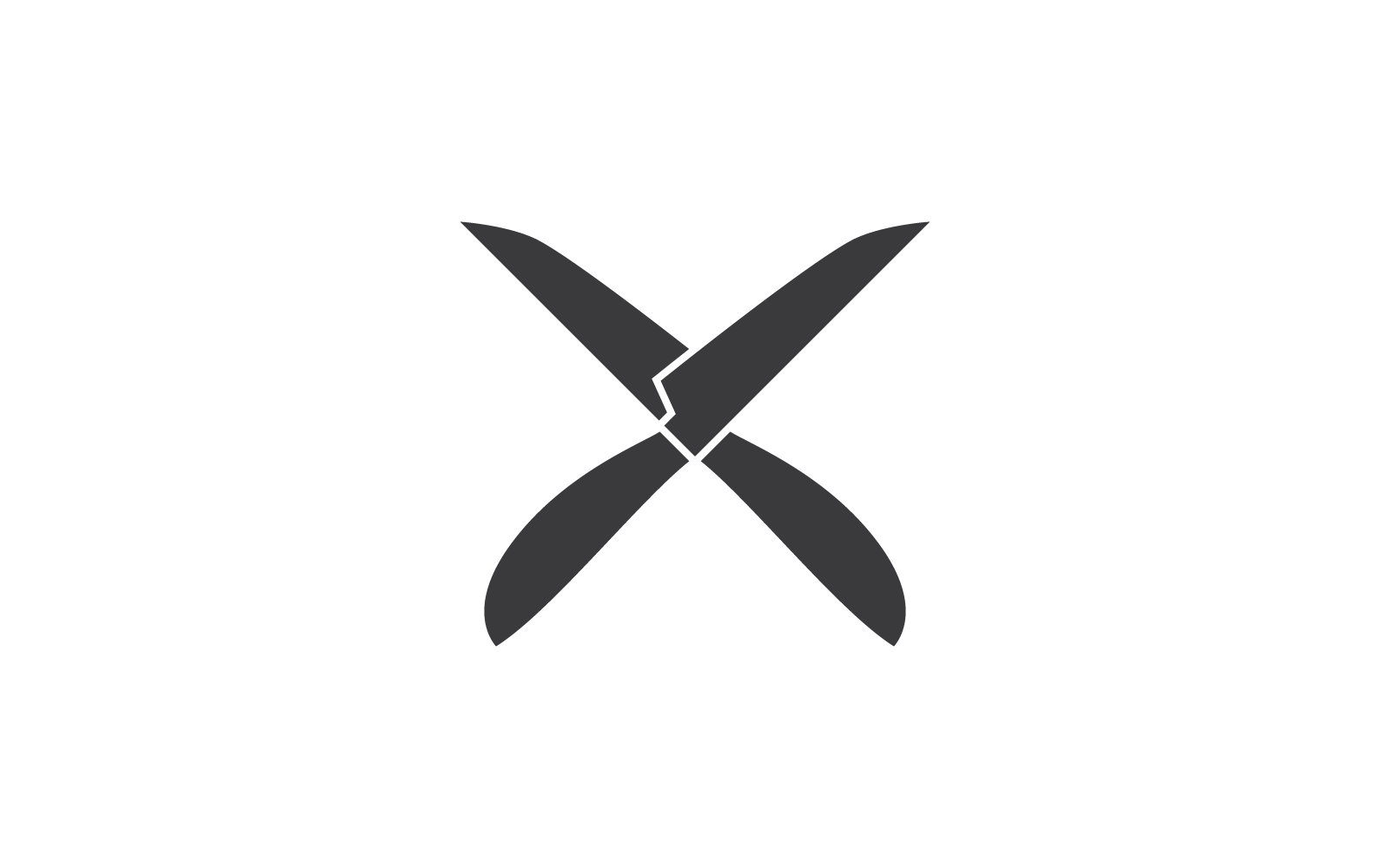 Knife icon vector flat design illustration template