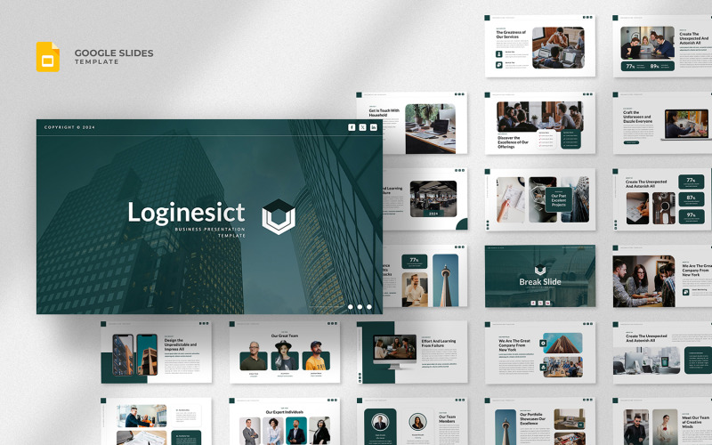 Loginesict - Corporate Business Google Slides Template