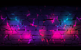 Neon brick wakk background images