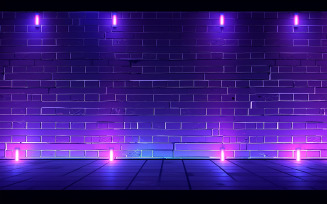 Neon wall background_neon stone wall background_brick wall_brick wall with neon action