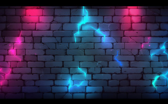 Neon wall background_neon stone wall background_neon brick wall_brick wall with neon action