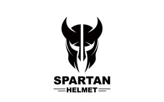 Spartan Logo Vector Silhouette Knight DesignV17