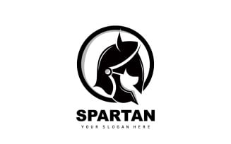 Spartan Logo Vector Silhouette Knight DesignV18