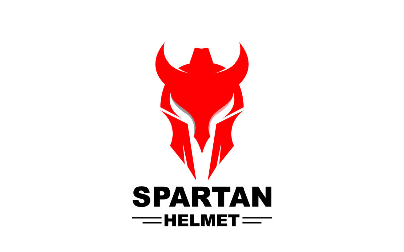 Spartan Logo Vector Silhouette Knight DesignV3 Logo Template
