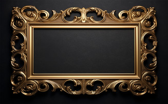 Blank frame_gold border blank frame_black and gold frame
