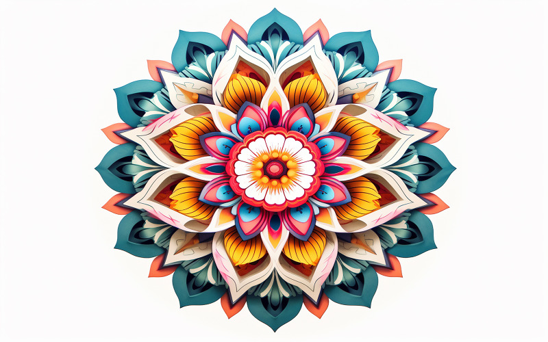Premium mandala design_Colorful mandala background_flower mandala background_floral mandala Background