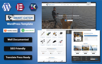 Smart Catch - Fishing Equipment WooCommerce Elementor Template