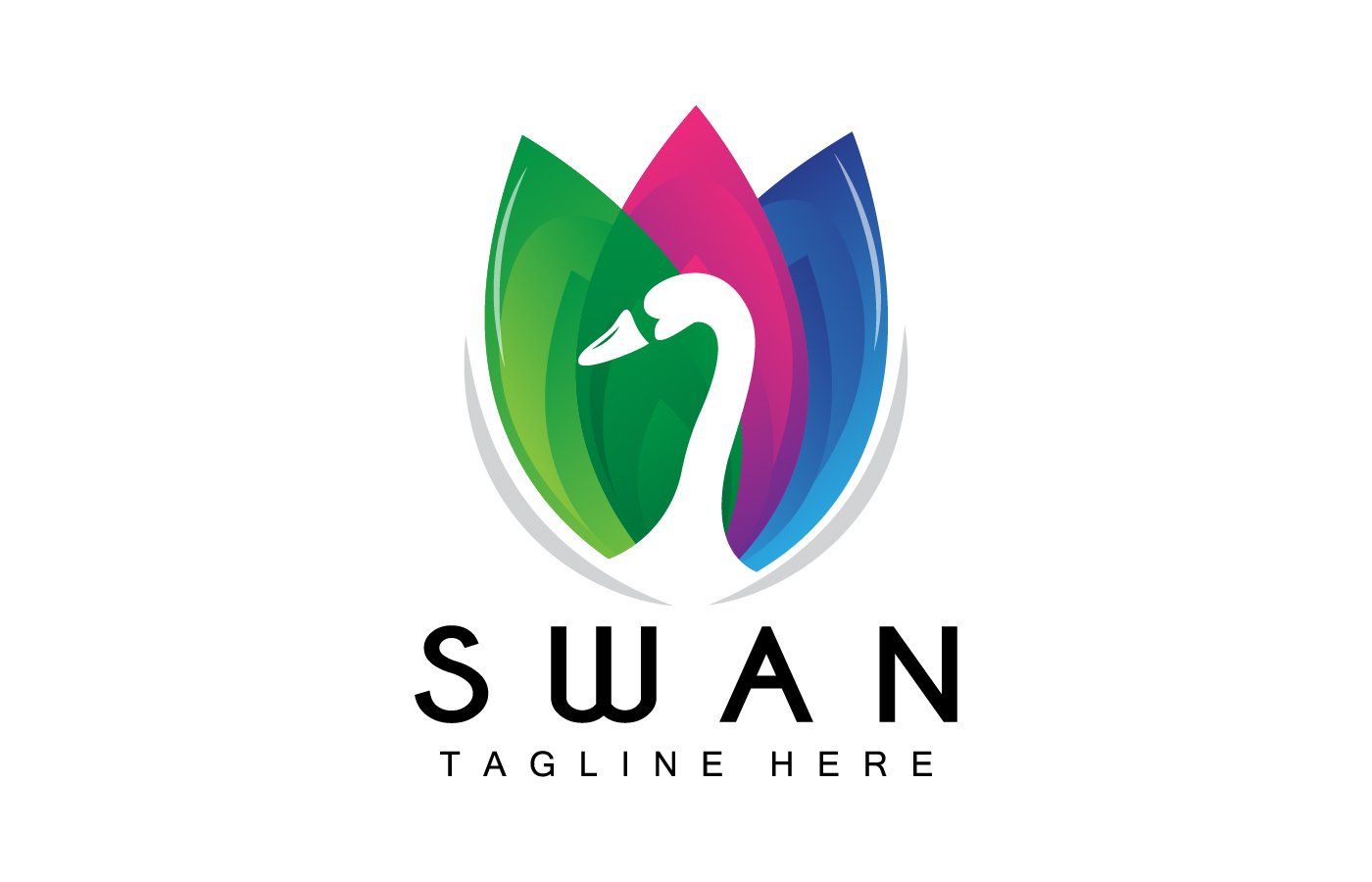 Template #405216 Swan Logo Webdesign Template - Logo template Preview