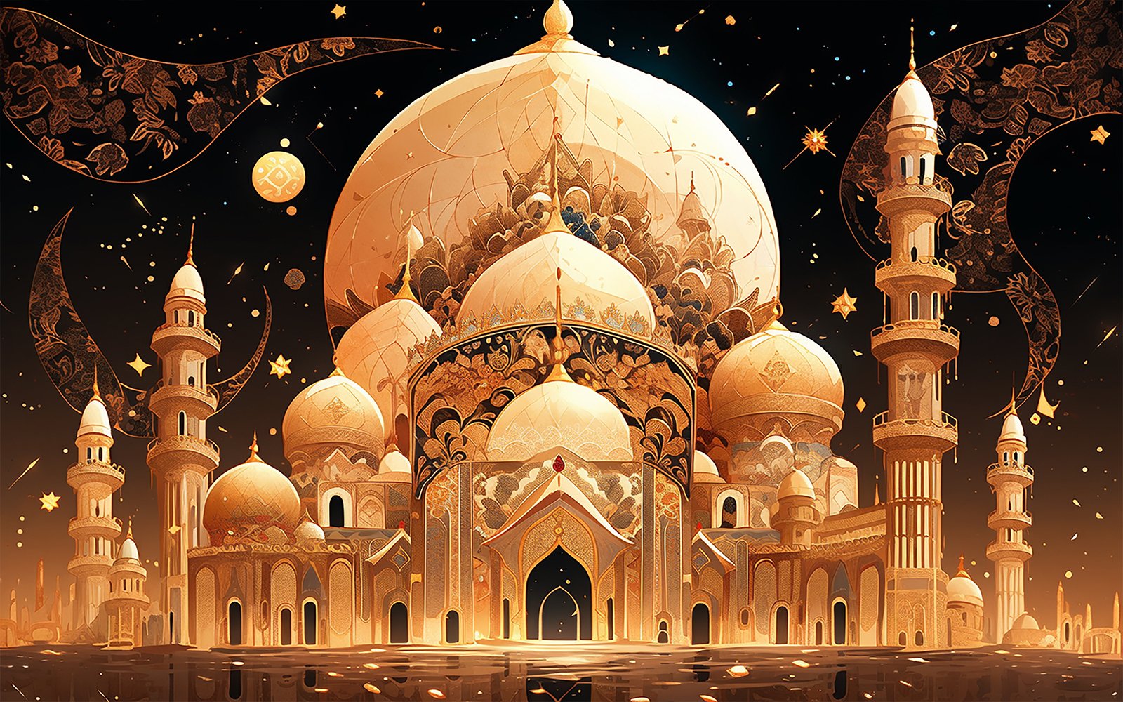 Kit Graphique #405277 Luxe Mosque Web Design - Logo template Preview