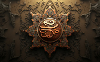 Arabic typography_islamic symbol